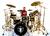 An exact replica of the kit that Neil Peart played during Rush's 30th anniversary tour.